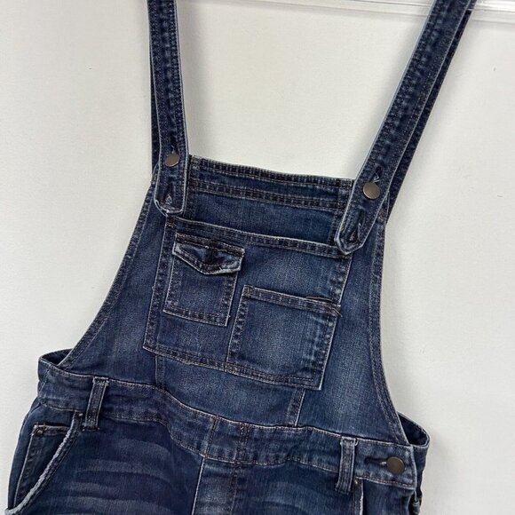 Free People Denim Overalls Womens Size 27 Slim Ankle - Picture 3 of 10